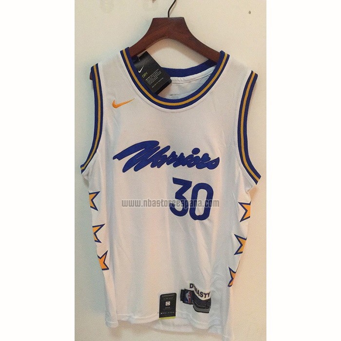 Camiseta Golden State Warriors Stephen Curry NO 30 Champs Whitestars 2022-23 Blanco